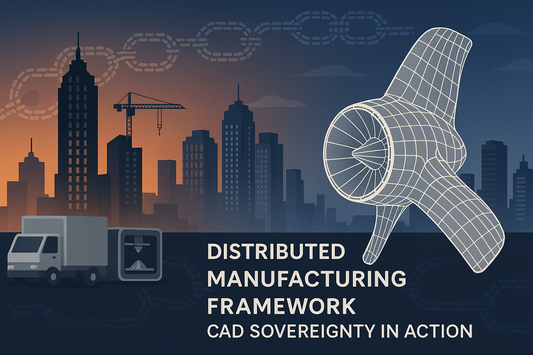 Distributed Manufacturing Framework (DMF): CAD Sovereignty, Additive Manufacturing, and Blockchain Logistics in India and Brazil